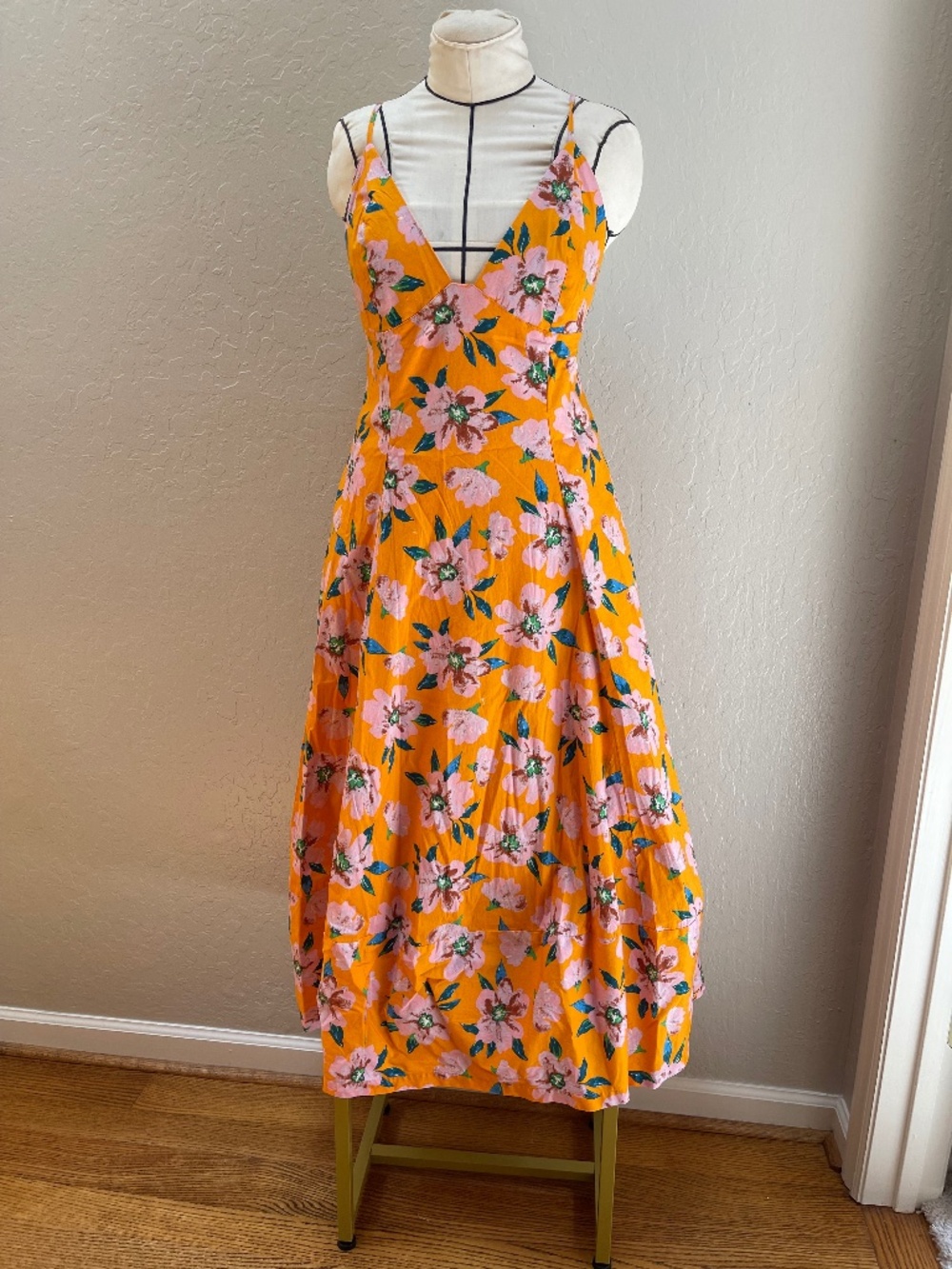 NWT Free People Finer Things Halter Midi Dress size XL